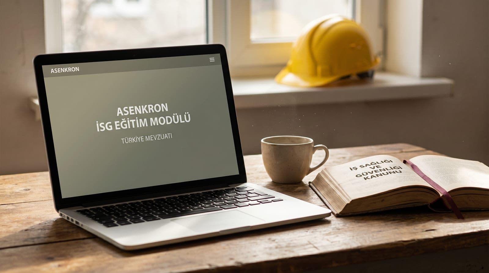 İSG asenkron eğitim paneli ve çalışma masası