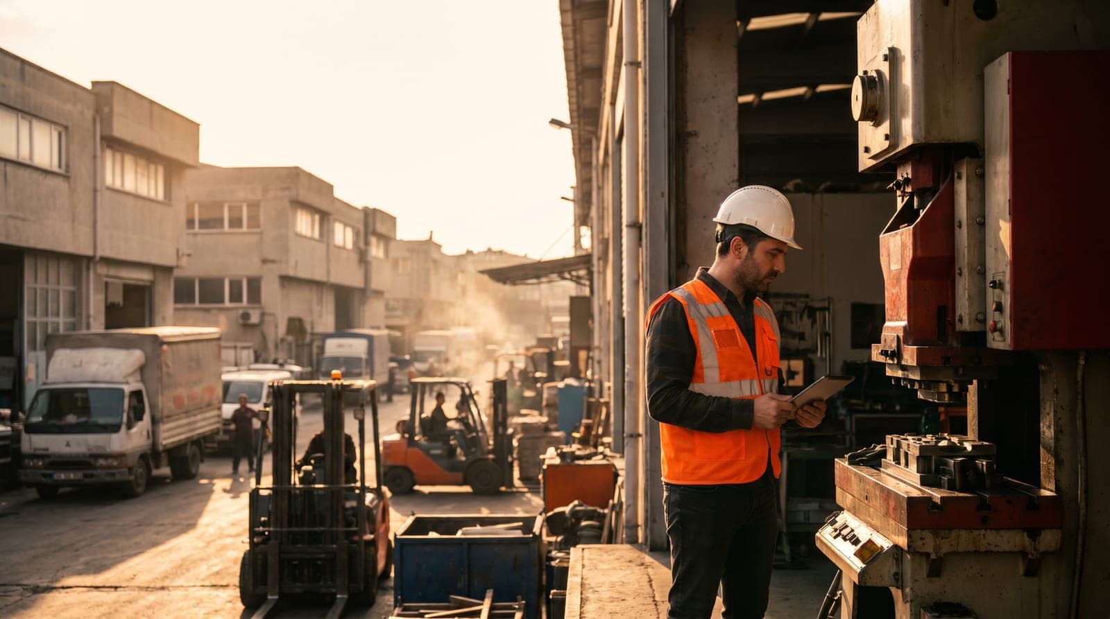 Bağcılar iş güvenliği kursu — matbaa ve plastik imalat tesisleri çevresinde baretli iş güvenliği uzmanı
